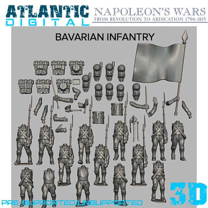 Napoleonic Bavarian Infantry image