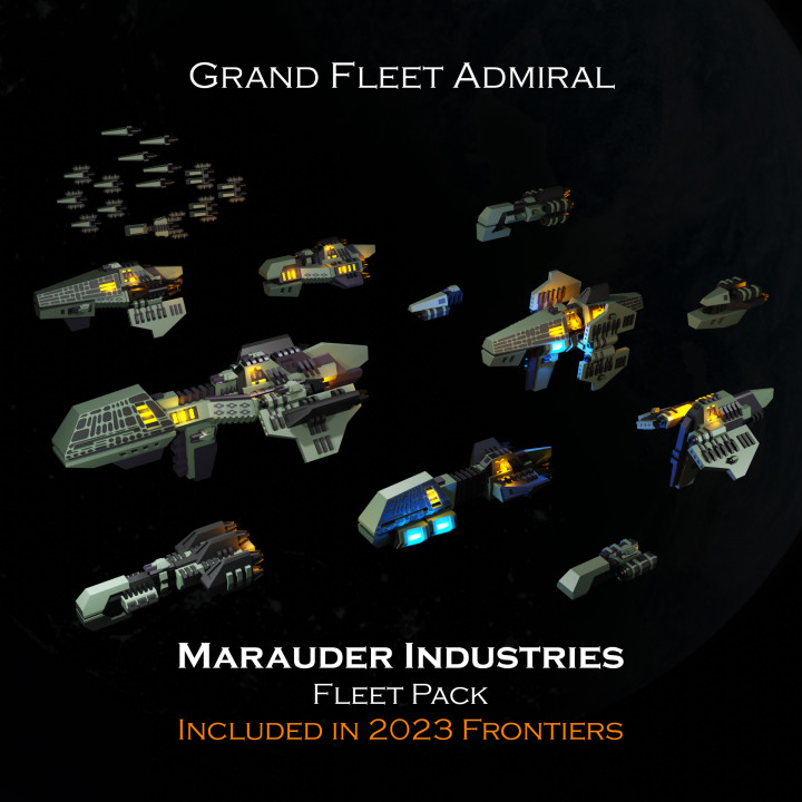 SCI-FI Ships Fleet Pack - Marauder Industries - Presupported image