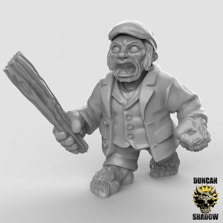 Halfling Rabble With Clubs (Pre Supported)