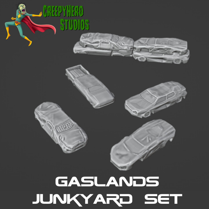 Gaslands Junkyard One Set image