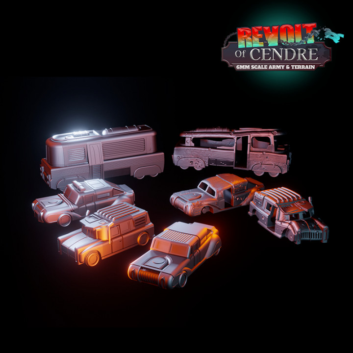 Revolt of Cendre - Civil car pack image