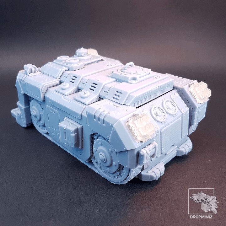 Sci-fi Dwarf Tank - Drilldozer image