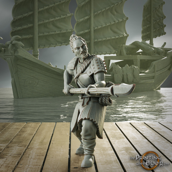 Pirate Spearman - Presupported image