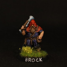 Picture of print of DnD Heroes Dwarf Ranger Male [Pre-Supported]