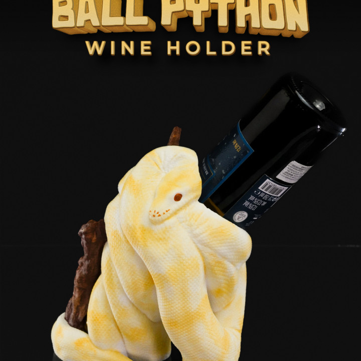 Ball Python Wine Holder image