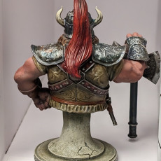 Picture of print of Dwarf - Ghrimli Firesteel - bust - July 2023 - DRAGONBLADE-  MASTERS OF DUNGEONS QUEST