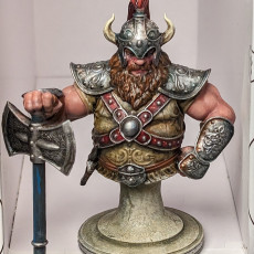 Picture of print of Dwarf - Ghrimli Firesteel - bust - July 2023 - DRAGONBLADE-  MASTERS OF DUNGEONS QUEST