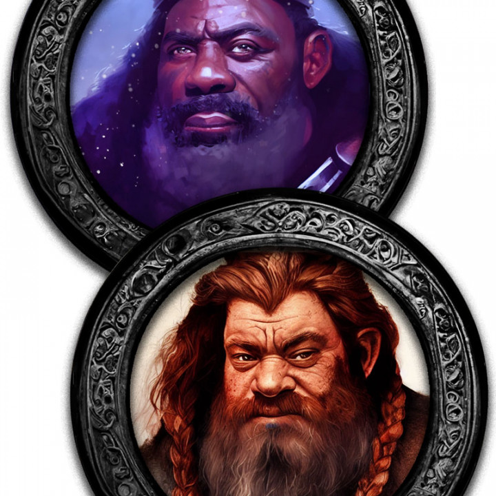 Dwarves - 15 Pack VTT / Printable Tokens image