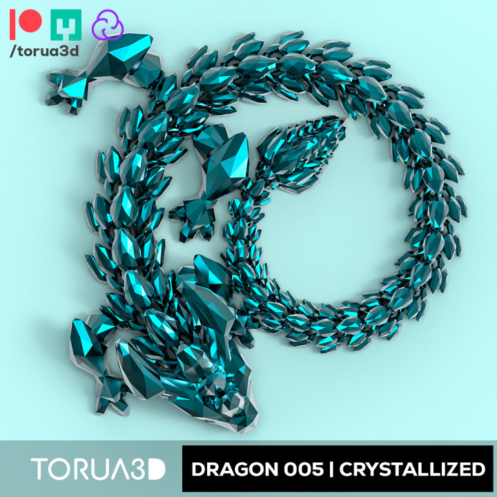 Articulated Dragon 005 Crystallized image