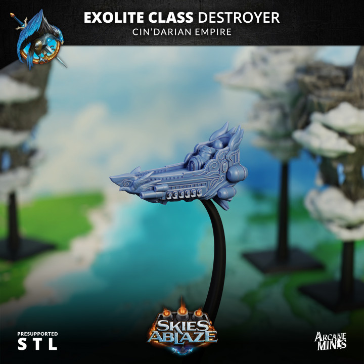 Exolite Class Destroyer - Cin'darian Empire image