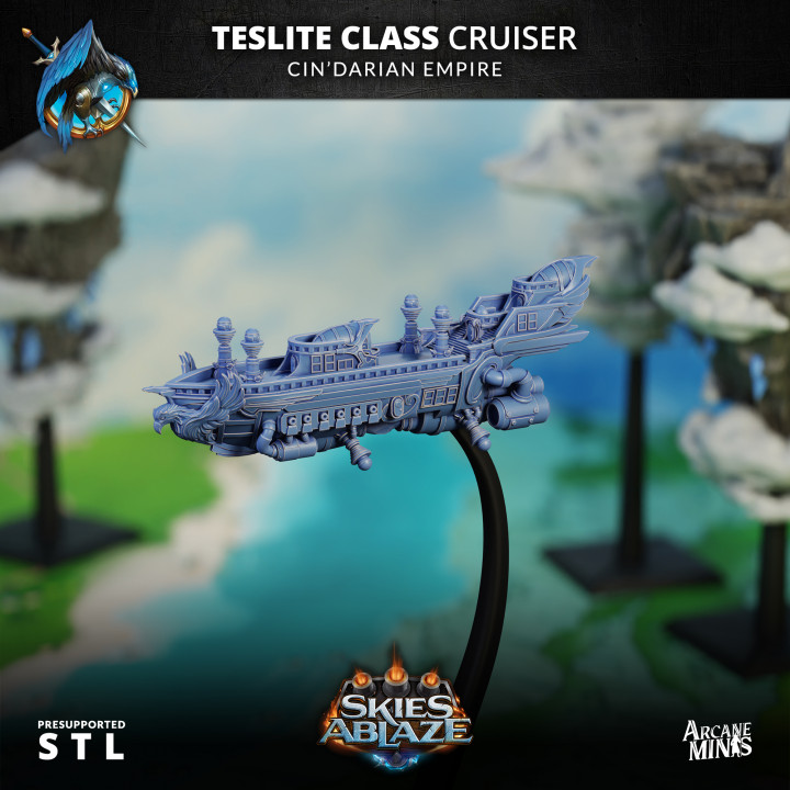 Teslite Class Cruiser - Cin'darian Empire image