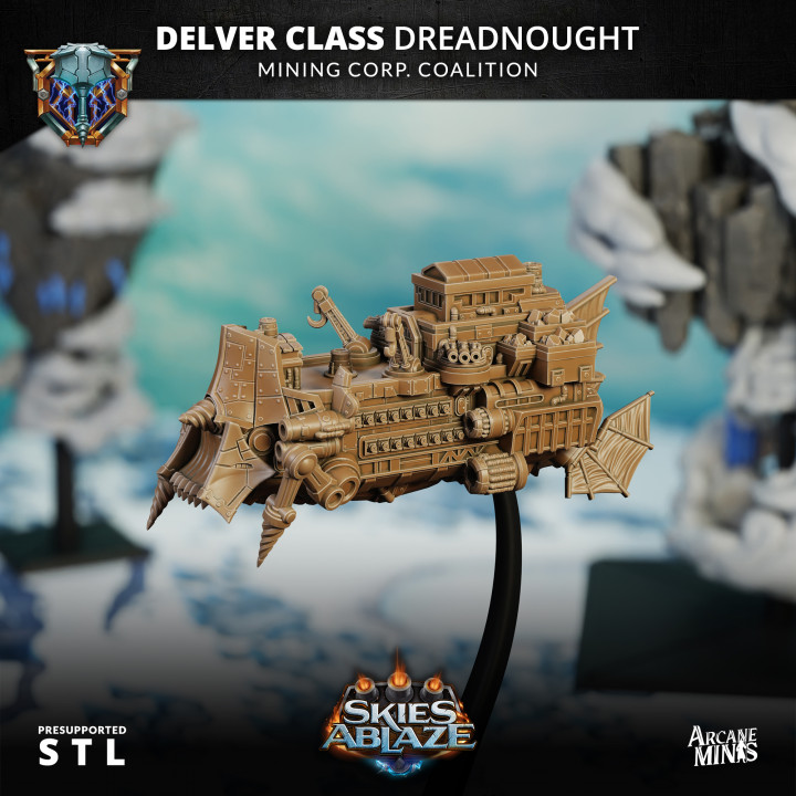 Delver Class Dreadnought - Mining Corp. Coalition image