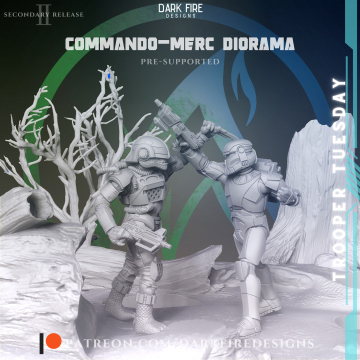 Commando-Merc Diorama image