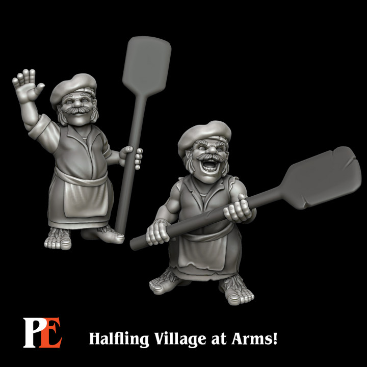 Halfling Baker At Arms!