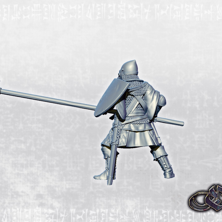 Frontier Knight on foot- July's Release