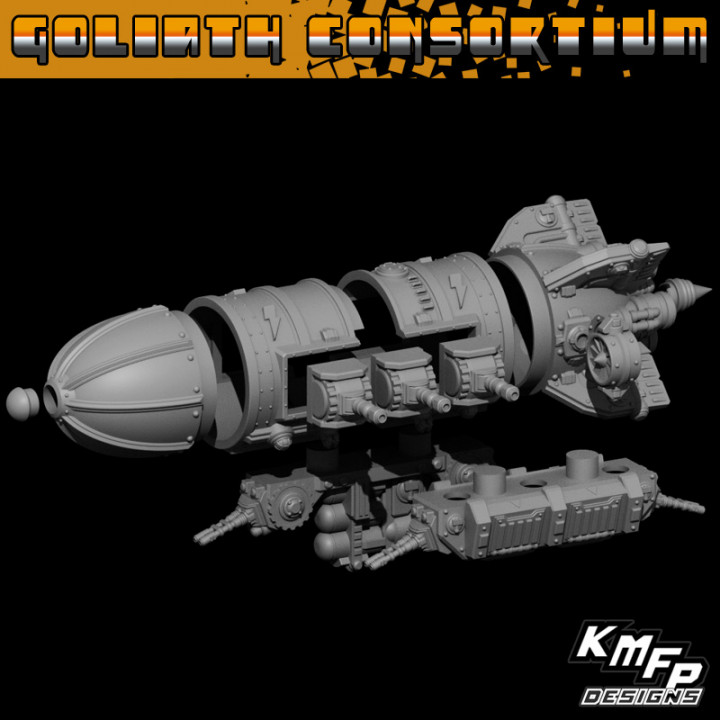 Goliath Consortium Armoured Airship (6-8mm)