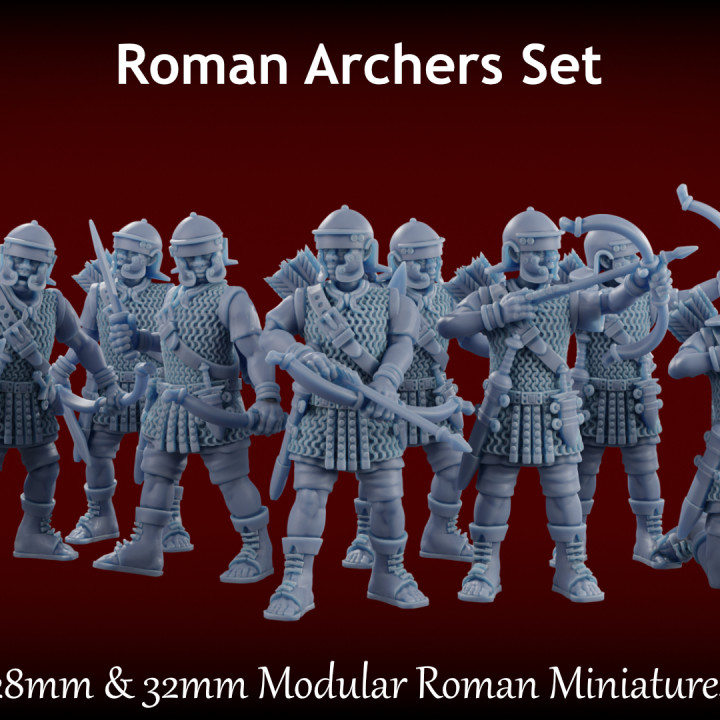 Men of Rome: Roman Archers 28-32mm Modular Miniatures's Cover