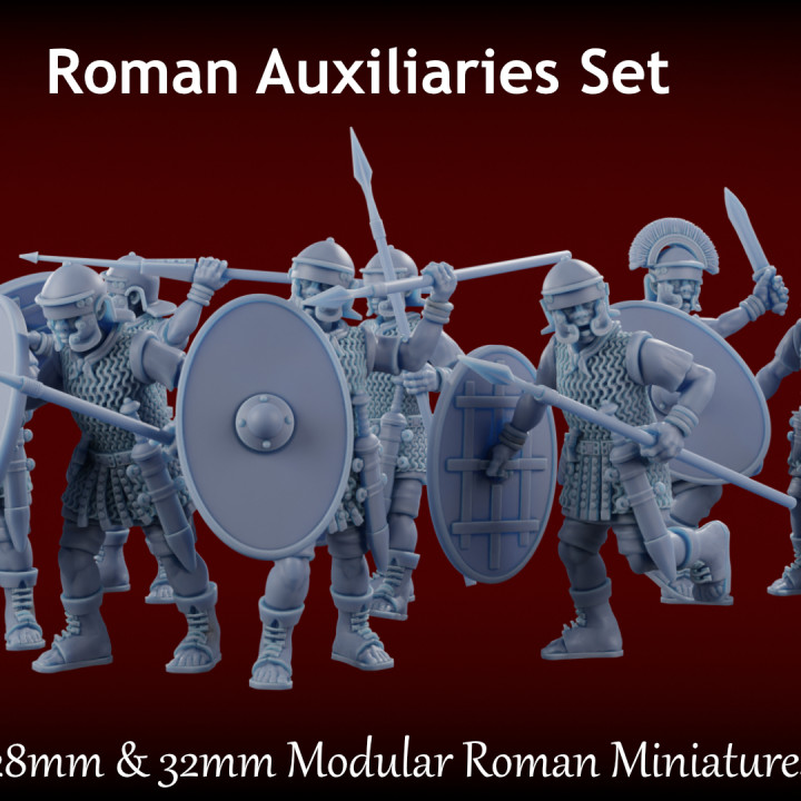 Men of Rome: Roman Auxiliaries 28-32mm Modular Miniatures image