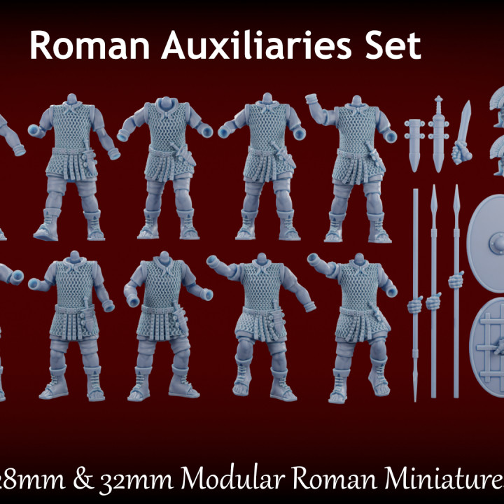 Men of Rome: Roman Auxiliaries 28-32mm Modular Miniatures image