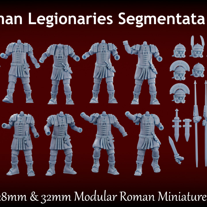 Men of Rome: Roman Legionaries 28-32mm Modular Miniatures image