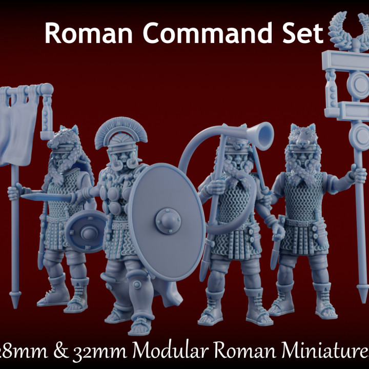 Men of Rome: Roman Command Group 28-32mm Modular Miniatures's Cover