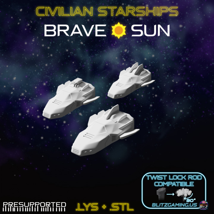 6 Starships for Brave Sun and Other Games