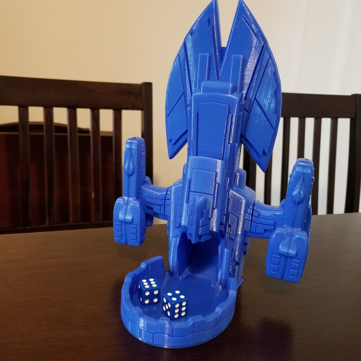 Starship Dicetower - FDM & Resin Friendly image