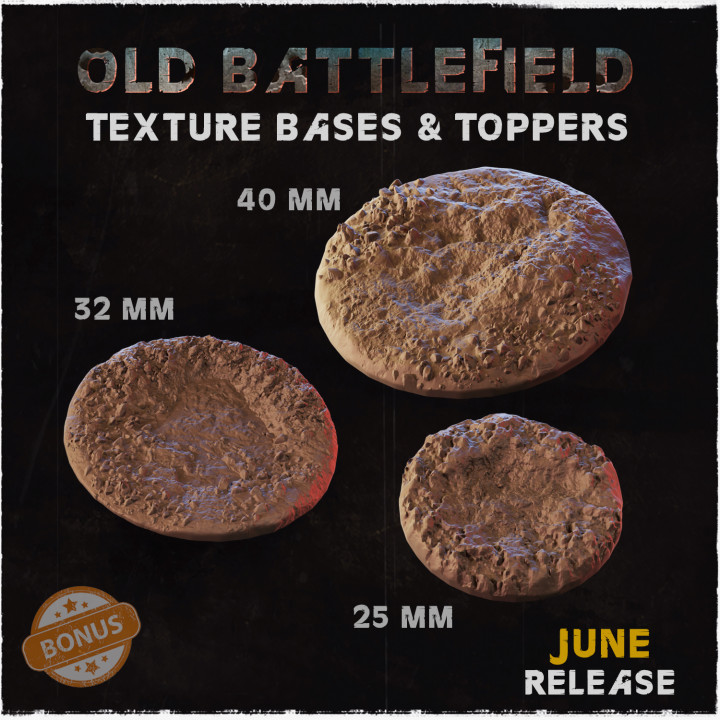 Old Battlefield - Bases & Toppers (Small Set)