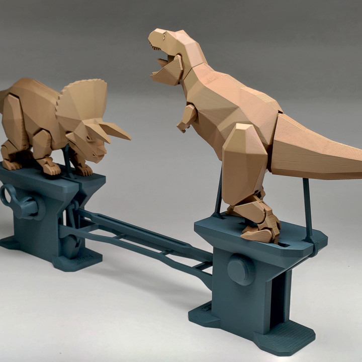 TRICERATOPS VS. T-REX (AUTOMATA) image