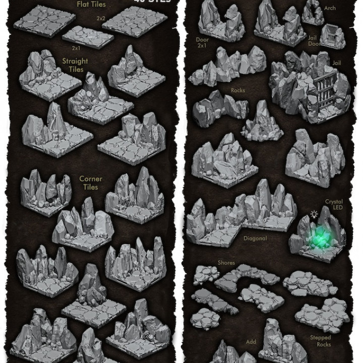 Modular Caves Tiles image