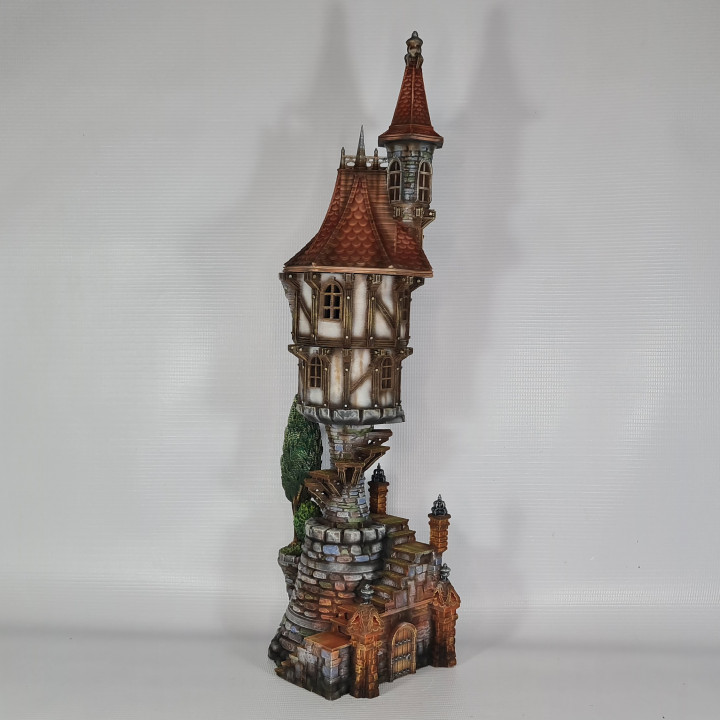 Steeple Manor - Medieval Town Set