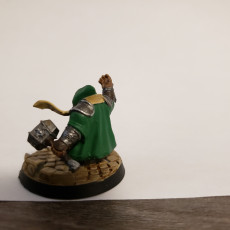 Picture of print of Dwarf Male Cleric - RPG Hero Character D&D 5e - Titans of Adventure Set 01