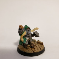 Picture of print of Dwarf Male Cleric - RPG Hero Character D&D 5e - Titans of Adventure Set 01