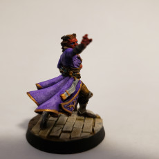 Picture of print of Tiefling Female Sorcerer - RPG Hero Character D&D 5e - Titans of Adventure Set 04