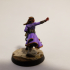 Tiefling Female Sorcerer - RPG Hero Character D&D 5e - Titans of Adventure Set 04 print image
