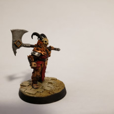 Picture of print of Dwarf Female Barbarian - RPG Hero Character D&D 5e - Titans of Adventure Set 05