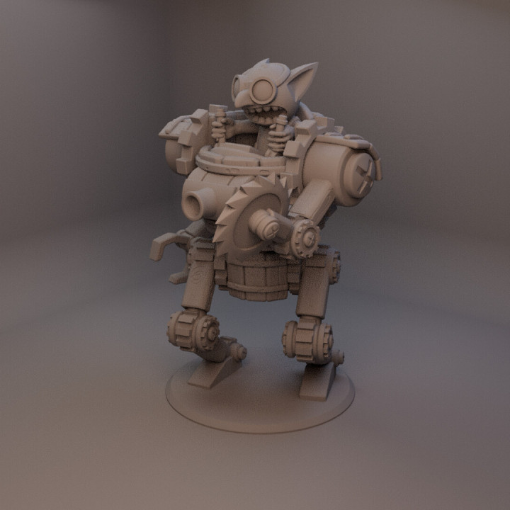 Goblin Bucket Fighter with Buzzsaw