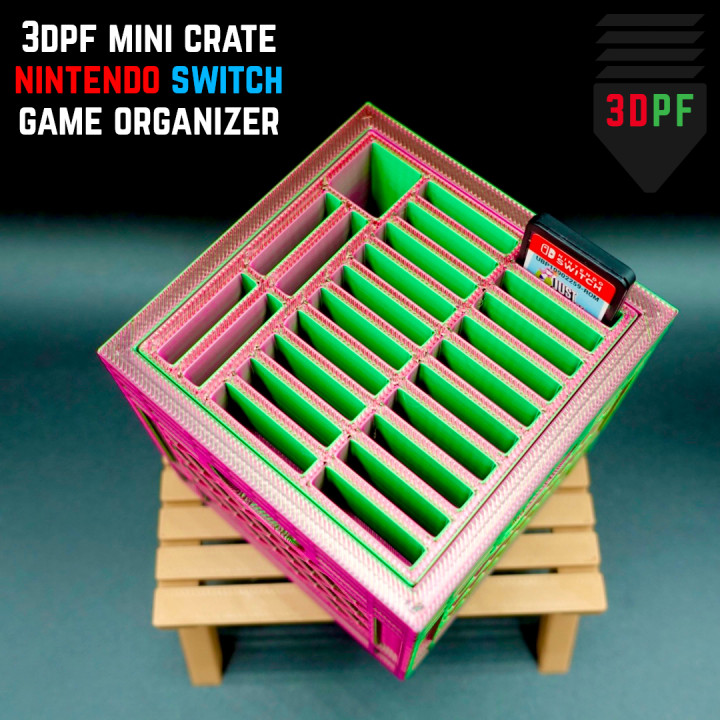 Nintendo Switch Game Holder (100% Scale Mini Crate) image