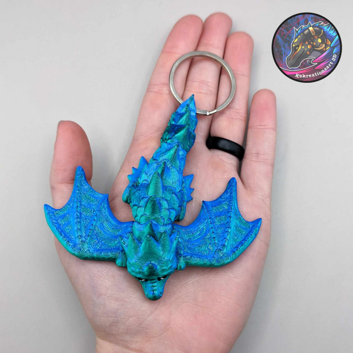 Baby Wyvern Keychain image