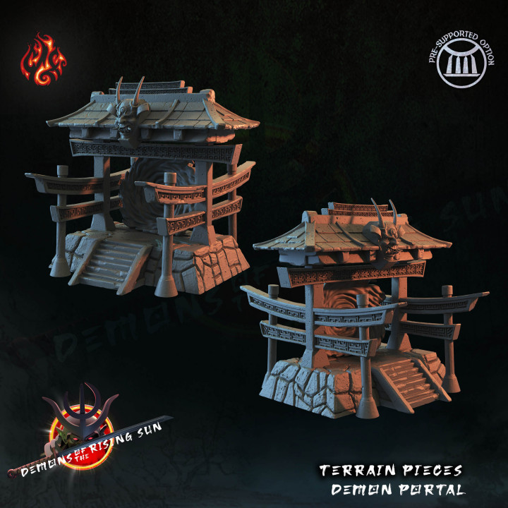 "Hobgoblin Temple Grounds" Scenery Pieces image