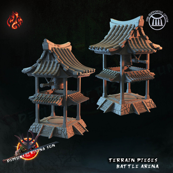 "Hobgoblin Temple Grounds" Scenery Pieces image
