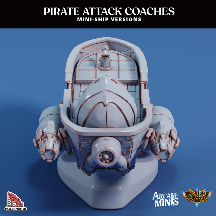 Pirate Attack Coaches - Mini-Ships