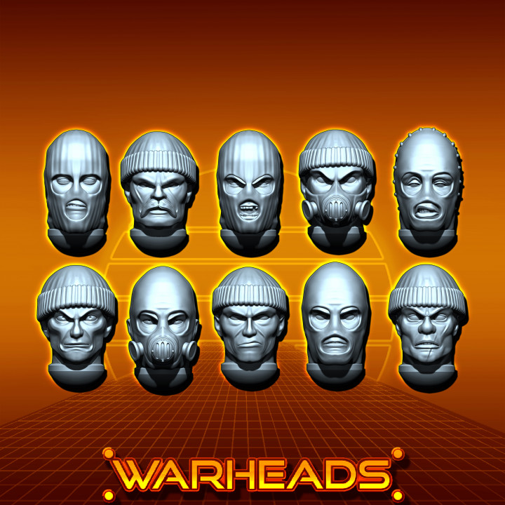 Smooth Criminals heads! - Gopnik and gangster edition! (10 heads) image