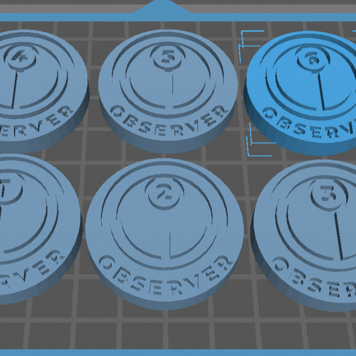 The Greater Good Numbered Markers