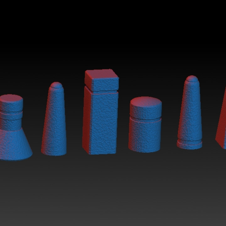 1:56 - 28mm- Bollards image