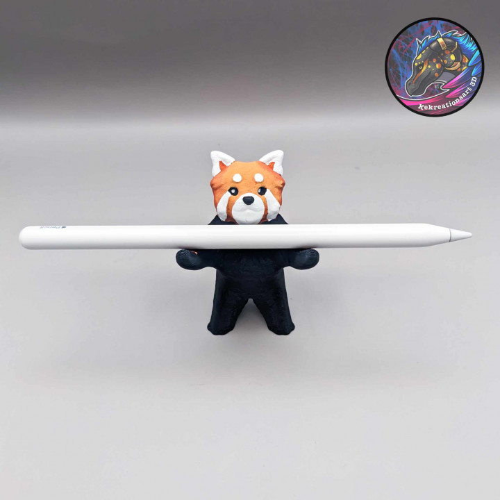 Red Panda Pen Holder image