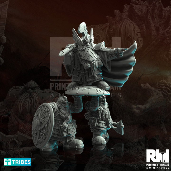 Kangalim Reclaimed: Dwarf Lord on Shield image