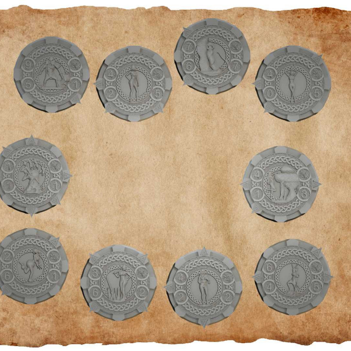 Pack 1 of 10 Coin for TYR Coin Battle Coin image