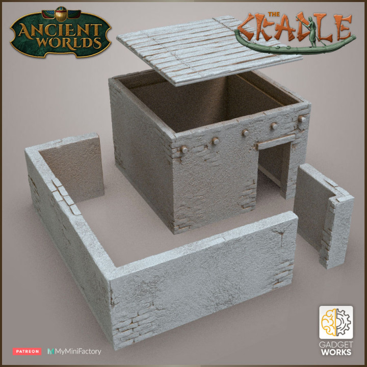 Mesopotamian Mud brick house - The Cradle image