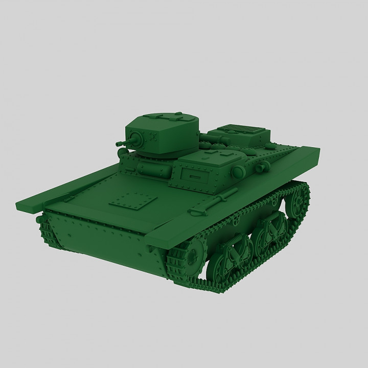 Light tank T-37A (Amphibious, USSR, WW2)